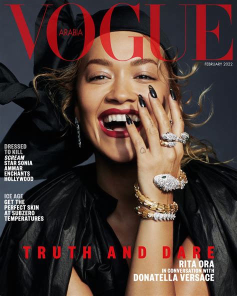 rita ora short dress versace|Vogue Arabia’s February 2022 Issue Brings Together Rita Ora .